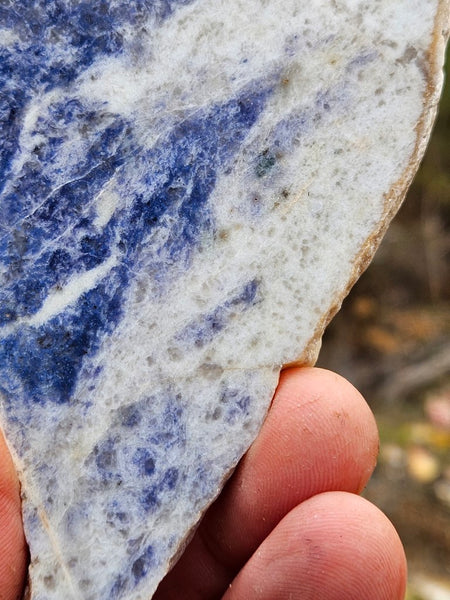 Polished Blue Lepidolite slab BL252