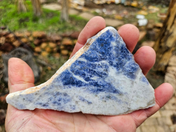 Polished Blue Lepidolite slab BL252