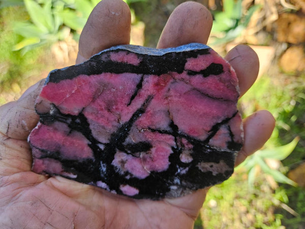 Polished Rhodonite slab RH276