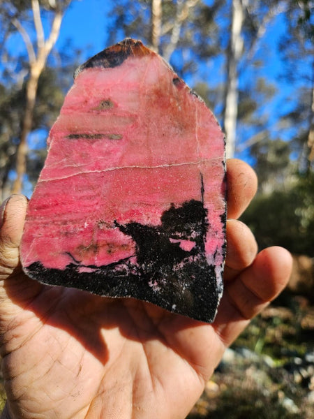 Polished Rhodonite slab RH277