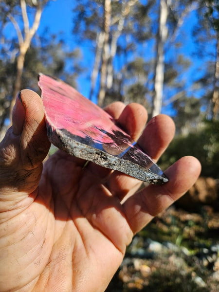 Polished Rhodonite slab RH277