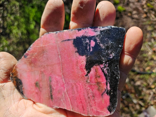 Polished Rhodonite slab RH277