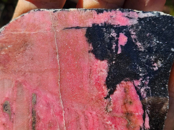 Polished Rhodonite slab RH277