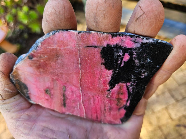 Polished Rhodonite slab RH277