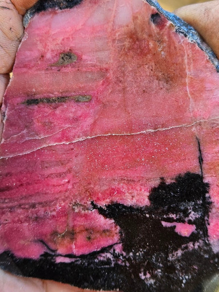 Polished Rhodonite slab RH277