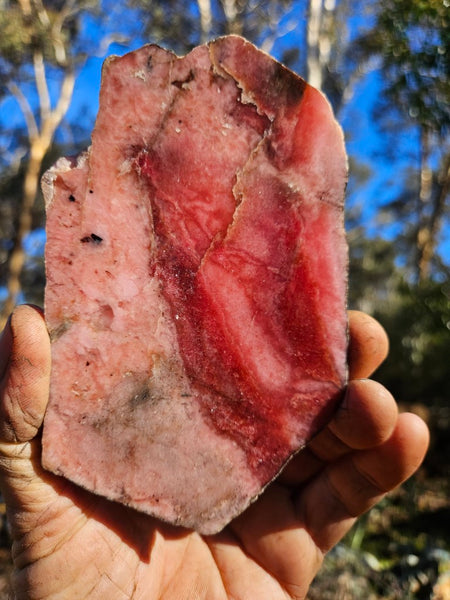 Polished Rhodonite slab RH278