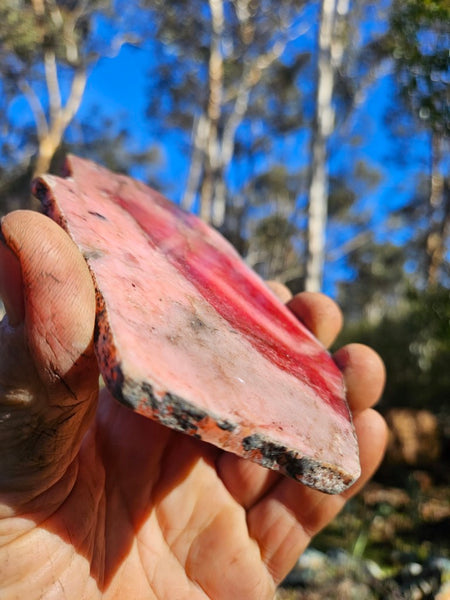 Polished Rhodonite slab RH278