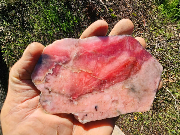 Polished Rhodonite slab RH278