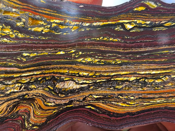 Polished Tiger Iron slab TI323