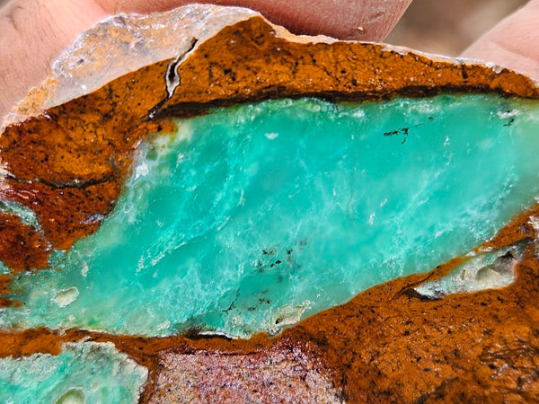 Polished  Chrysoprase slab CH460