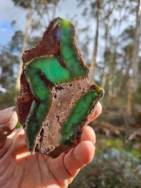 Polished  Chrysoprase  CH459