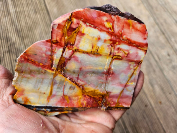 Sunset Jasper polished slab SU181