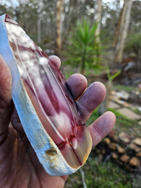 Polished Mookaite slab MK481