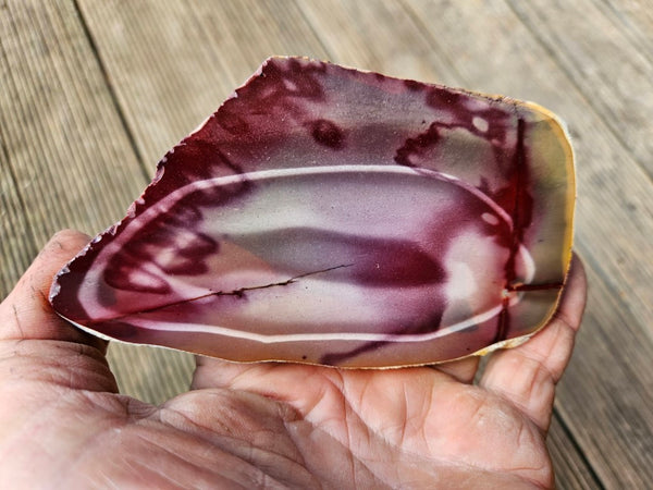 Polished Mookaite slab MK481