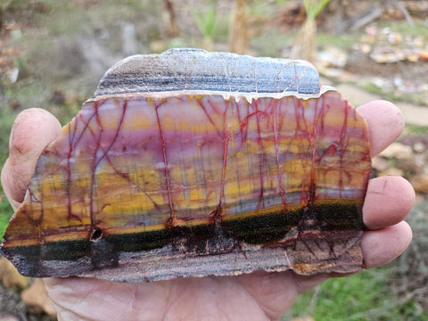 Sunset Jasper polished slab SU182