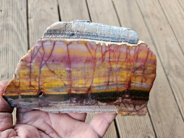 Sunset Jasper polished slab SU182