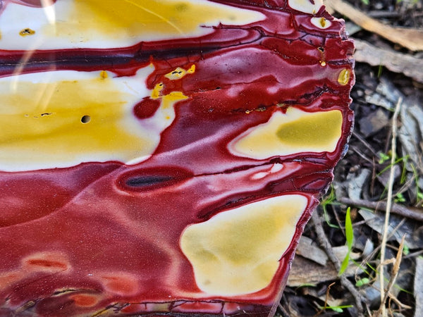 Polished Mookaite slab MK485