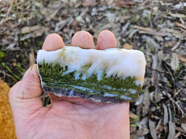 Epidote, Quartz & Axinite slab EPI71