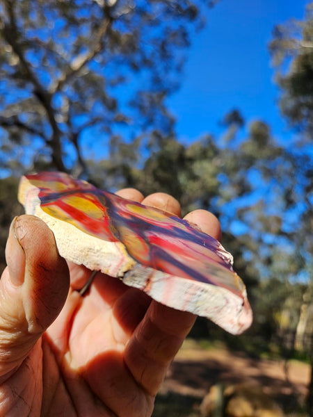 Polished Mookaite slab MK490