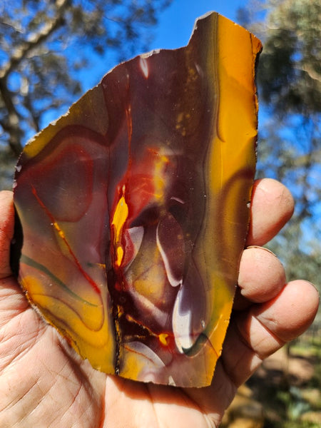 Polished Mookaite slab MK491