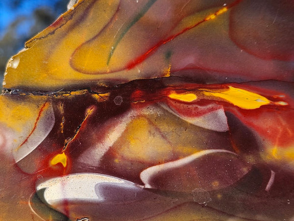 Polished Mookaite slab MK491