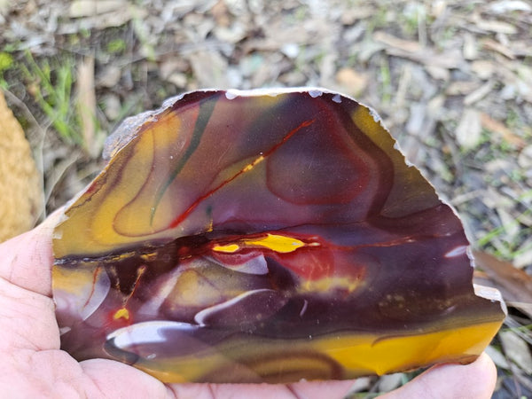 Polished Mookaite slab MK491