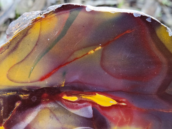 Polished Mookaite slab MK491