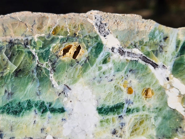 Polished Green Opal rock GRN104