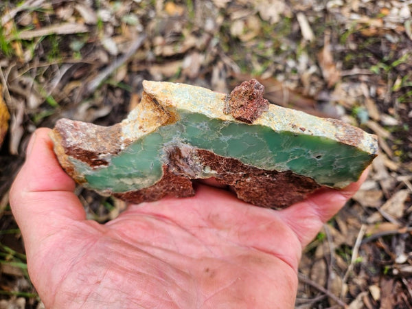 Polished  Chrysoprase slab CH466