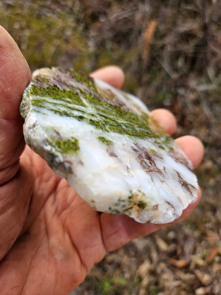 Epidote, Quartz & Axinite slab EPI74