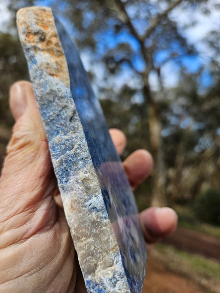 Polished Blue Lepidolite slab BL255