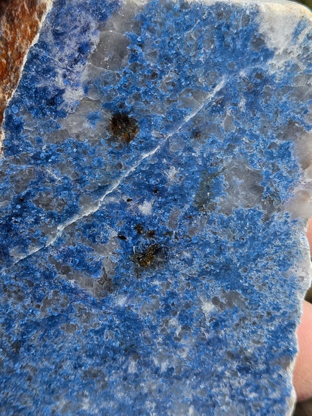 Polished Blue Lepidolite slab BL255