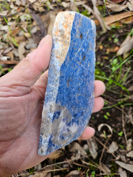 Polished Blue Lepidolite slab BL255