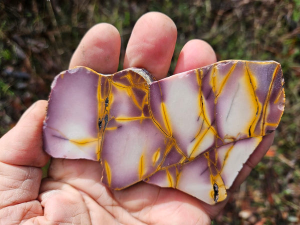 Polished Mookaite slab MK500