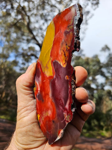 Polished Mookaite slab MK499