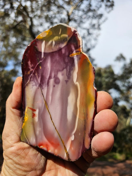 Polished Mookaite slab MK497