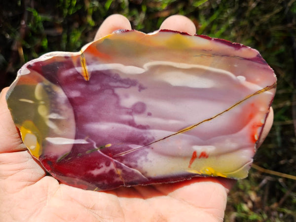 Polished Mookaite slab MK497