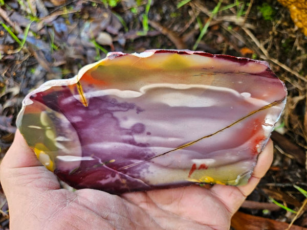 Polished Mookaite slab MK497