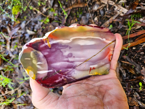 Polished Mookaite slab MK497