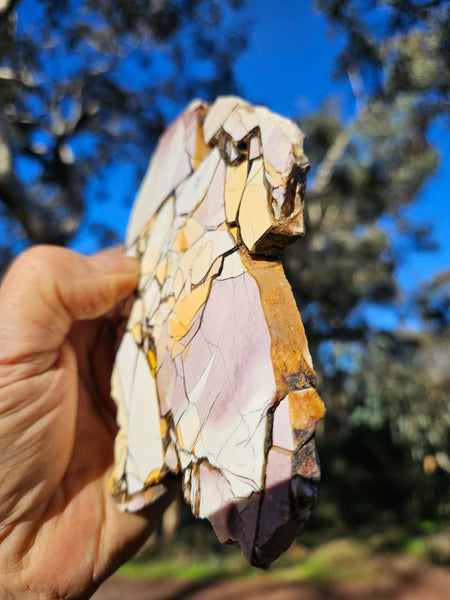 Polished Brecciated Mookaite slab BM314