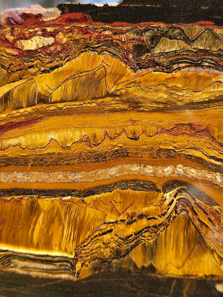 Polished Tiger Eye slab TE411