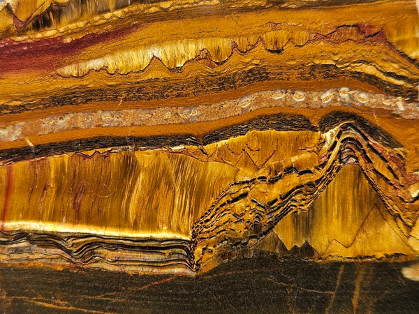 Polished Tiger Eye slab TE411