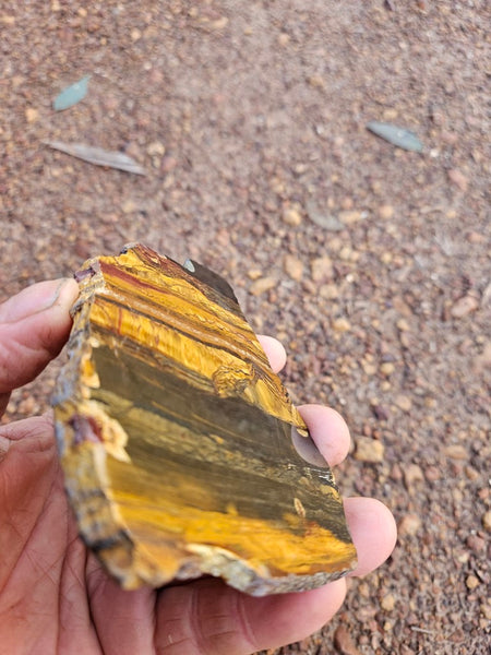 Polished Tiger Eye slab TE411