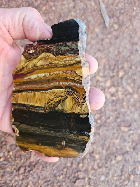 Polished Tiger Eye slab TE411