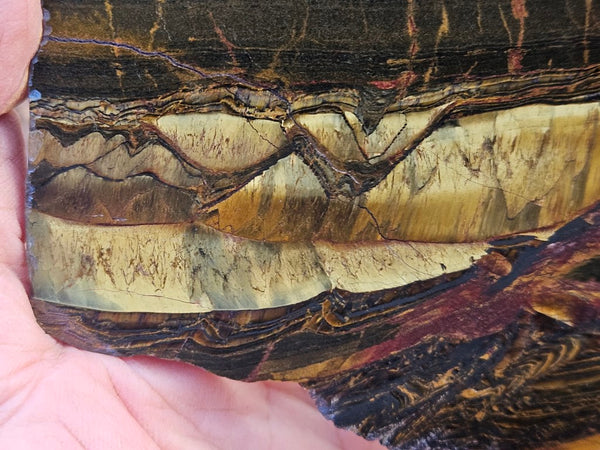 Polished Tiger Eye slab TE410