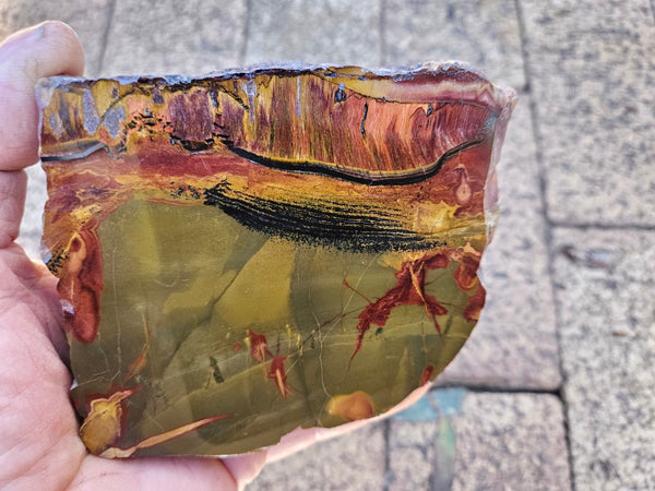 Polished Tiger Eye slab TE409