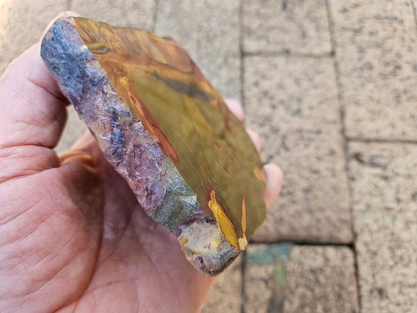 Polished Tiger Eye slab TE409