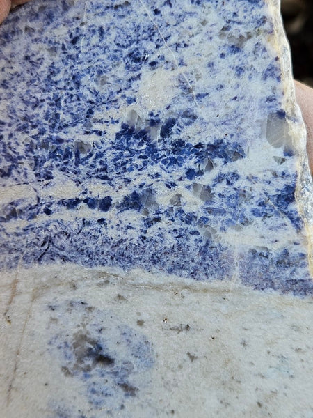 Polished Blue Lepidolite slab BL256