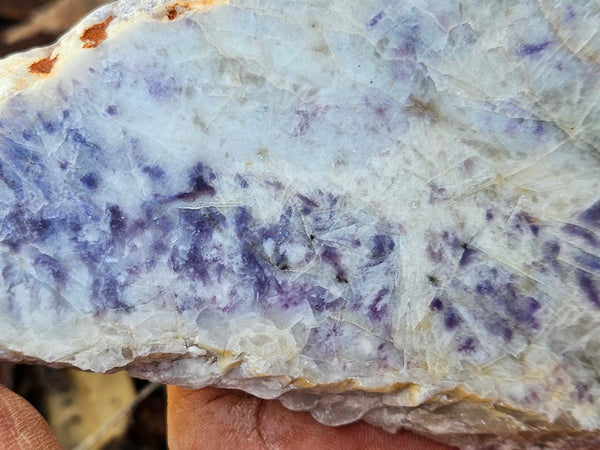 Polished Blue Lepidolite slab BL257