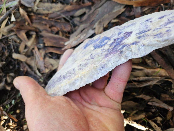 Polished Blue Lepidolite slab BL257